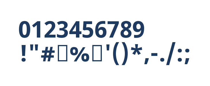Noto Sans Devanagari UI Bold Other Characters