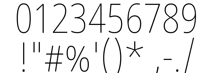 Noto Sans Devanagari UI Condensed Thin Font OTHER CHARS
