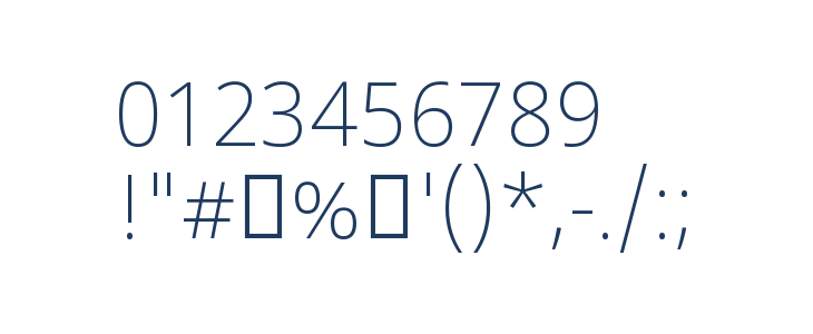 Noto Sans Devanagari UI ExtraLight Other Characters