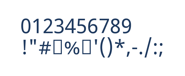 Noto Sans Devanagari UI Regular Other Characters
