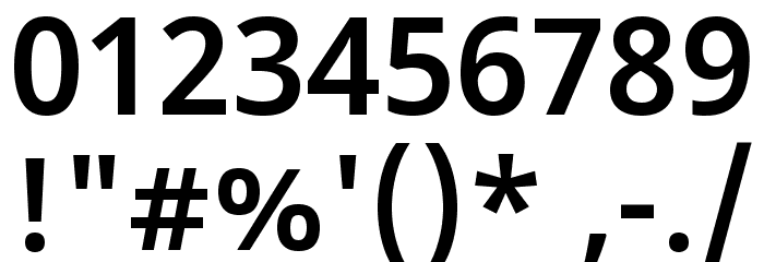 Noto Sans Devanagari UI SemiBold Font OTHER CHARS