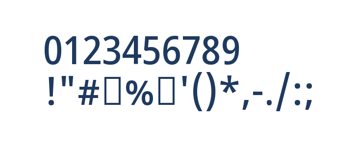 Noto Sans Devanagari UI SemiCondensed Medium Other Characters