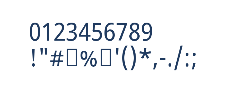 Noto Sans Devanagari UI SemiCondensed Other Characters