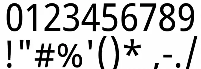 Noto Sans Devanagari UI SemiCondensed Font OTHER CHARS