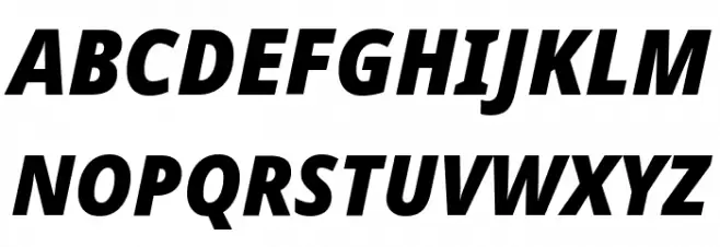 Noto Sans Display Black Italic Шрифта ВЕРХНИЙ