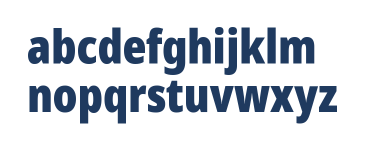 Noto Sans Display Condensed Black Lowercase