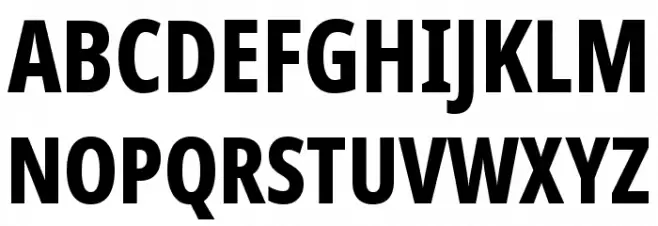 Noto Sans Display ExtraCondensed ExtraBold Шрифта ВЕРХНИЙ