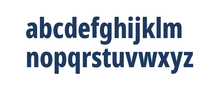 Noto Sans Display ExtraCondensed ExtraBold Lowercase