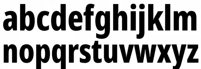 Noto Sans Display ExtraCondensed ExtraBold Fonte MINÚSCULAS