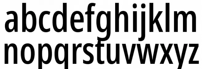 Noto Sans Display ExtraCondensed Medium Polices MINUSCULES