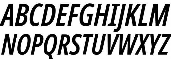 Noto Sans Display ExtraCondensed SemiBold Italic Шрифта ВЕРХНИЙ