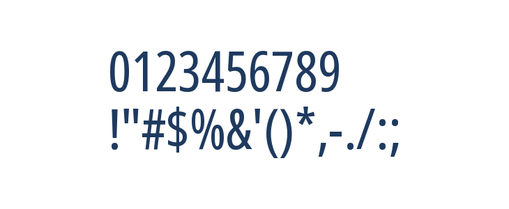 Noto Sans Display ExtraCondensed Other Characters