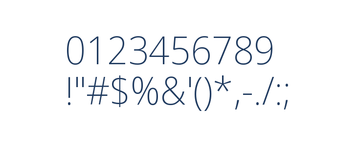 Noto Sans Display ExtraLight Other Characters