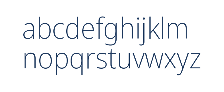 Noto Sans Display ExtraLight Lowercase