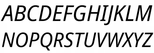 Noto Sans Display Italic Font Litere mari