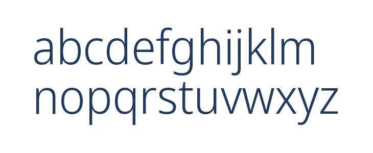 Noto Sans Display Light Lowercase