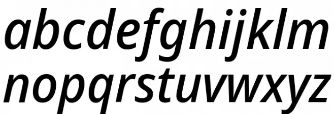 Noto Sans Display Medium Italic Fuentes MINÚSCULAS