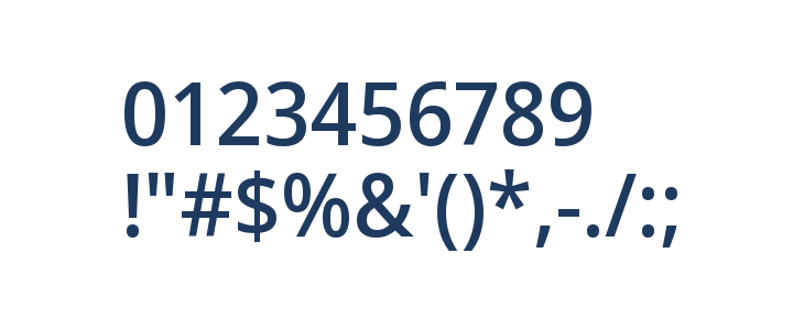 Noto Sans Display Medium Other Characters