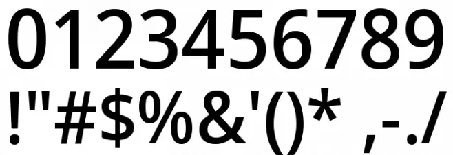 Noto Sans Display Medium Font OTHER CHARS