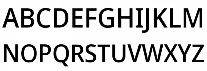 Noto Sans Display Medium Font Litere mari