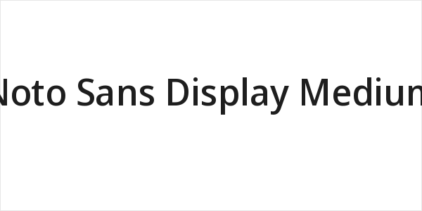 Noto Sans Display Medium Logo