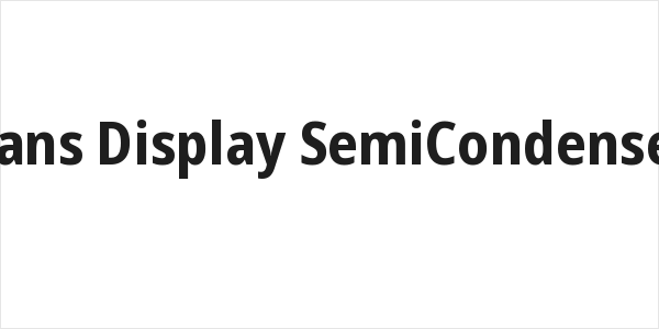 Noto Sans Display SemiCondensed Bold Logo