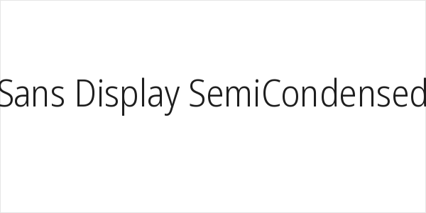 Noto Sans Display SemiCondensed Light Logo