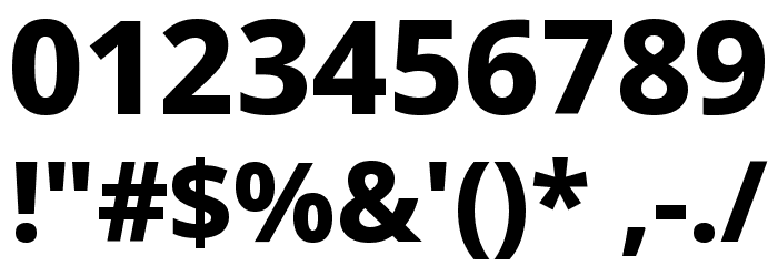 Noto Sans ExtraBold Font OTHER CHARS