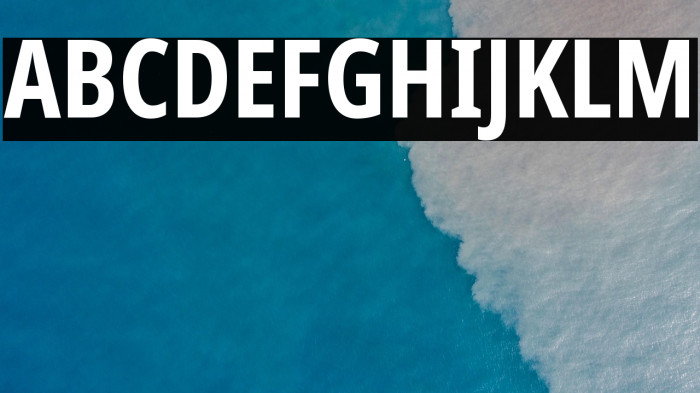 Noto Sans ExtraCondensed Bold Example 3