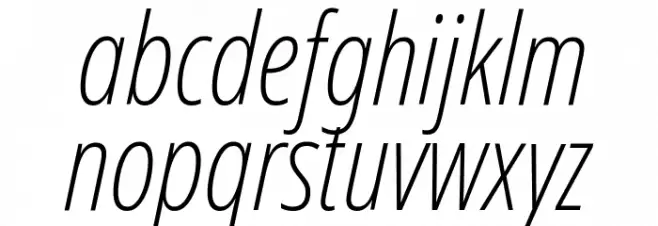 Noto Sans ExtraCondensed ExtraLight Italic خط أحرف صغيرة