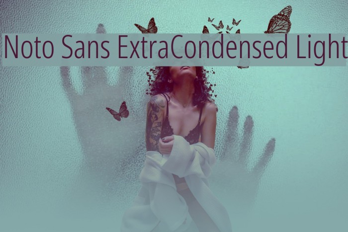 Noto Sans ExtraCondensed Light Example 1