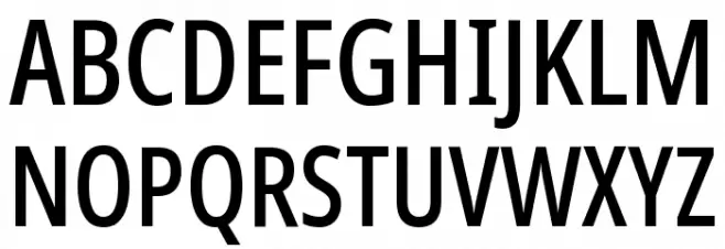 Noto Sans ExtraCondensed Medium Шрифта ВЕРХНИЙ