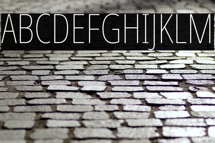 Noto Sans ExtraCondensed Thin Example 1