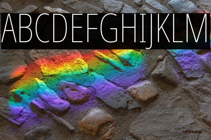 Noto Sans ExtraCondensed Thin Example 3