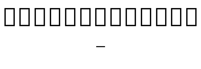 Noto Sans Georgian SemiCondensed Thin Font OTHER CHARS