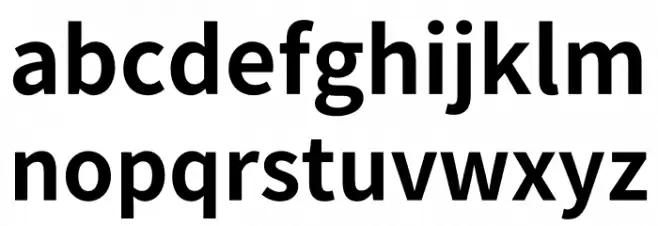 Noto Sans KR Bold خط أحرف صغيرة