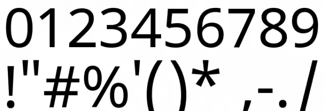 Noto Sans Kannada Font OTHER CHARS