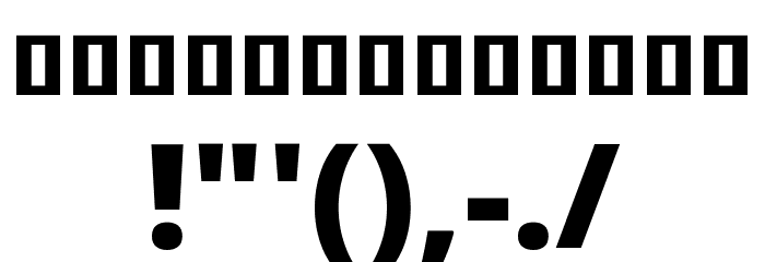 Noto Sans Khmer Black Font OTHER CHARS