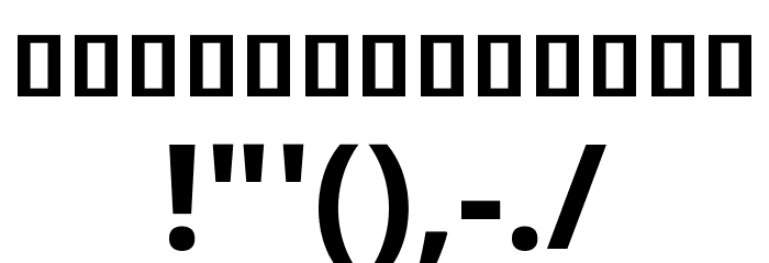 Noto Sans Khmer Bold Font OTHER CHARS