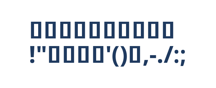 Noto Sans Khmer Condensed Bold Other Characters