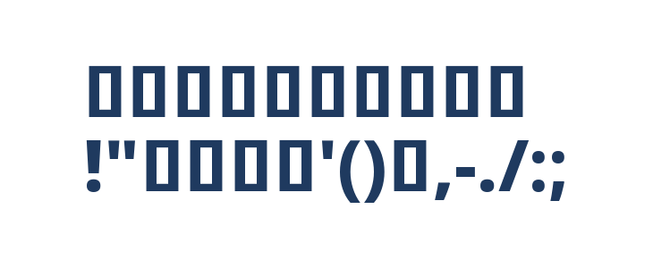 Noto Sans Khmer Condensed ExtraBold Other Characters
