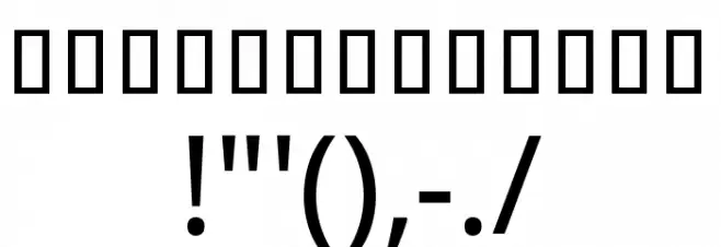 Noto Sans Khmer Condensed Font OTHER CHARS