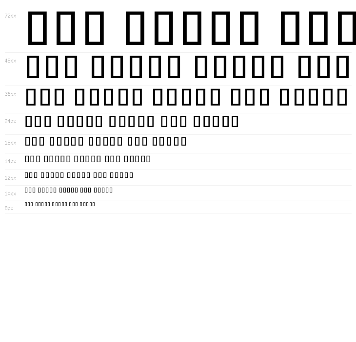 Noto Sans Khmer Condensed Waterfall