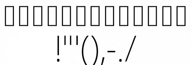 Noto Sans Khmer ExtraCondensed ExtraLight Font OTHER CHARS