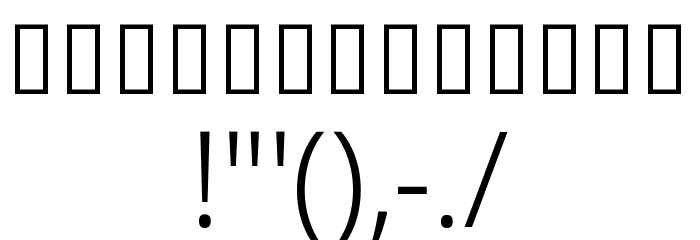 Noto Sans Khmer ExtraCondensed Light Font OTHER CHARS