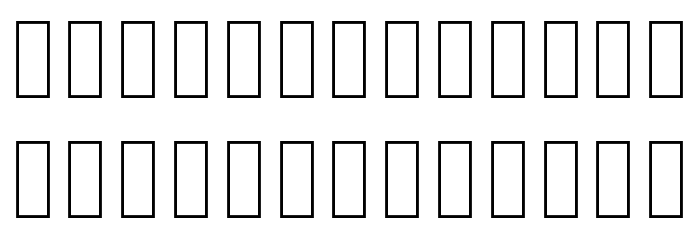 Noto Sans Khmer ExtraCondensed Thin Font LOWERCASE