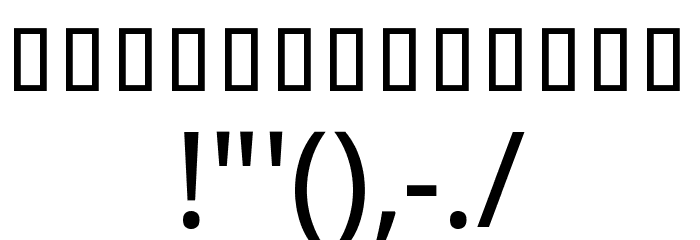 Noto Sans Khmer ExtraCondensed Font OTHER CHARS