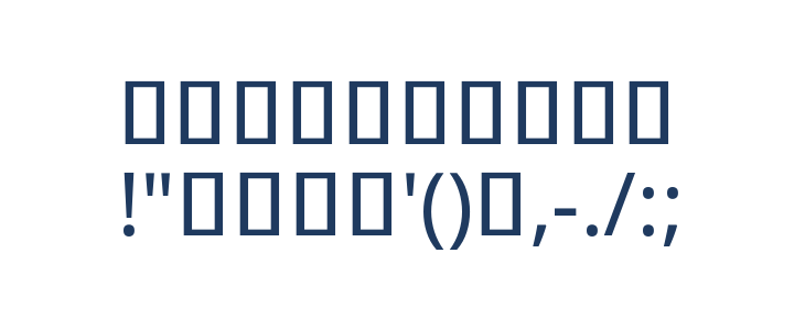 Noto Sans Khmer Regular Other Characters