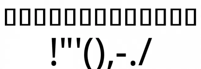 Noto Sans Khmer Regular Font OTHER CHARS