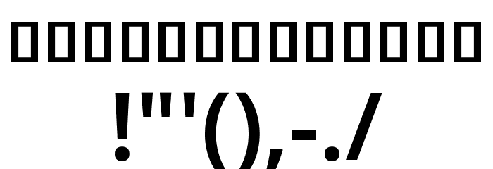 Noto Sans Khmer SemiBold Font OTHER CHARS